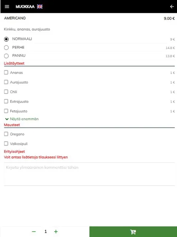 Efes Pizza and kebab iPad  Ekran Görüntüleri