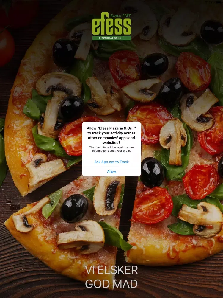 Ảnh chụp màn hình của Efess Pizzaria & Grill iPad 
