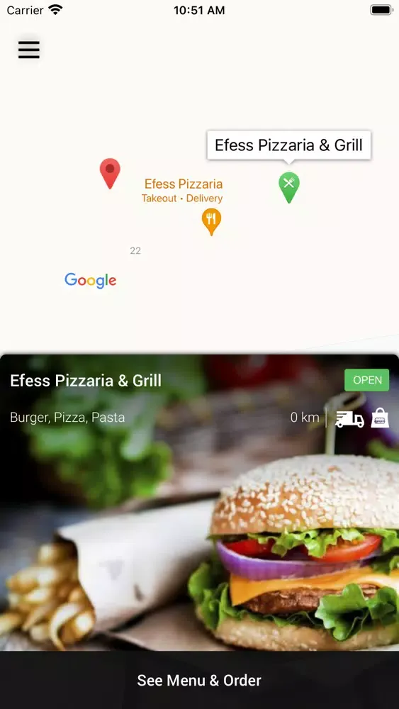 Ảnh chụp màn hình của Efess Pizzaria & Grill