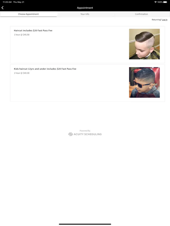 VIP BARBER SHOP LLC iPad  سکرین شاٹس