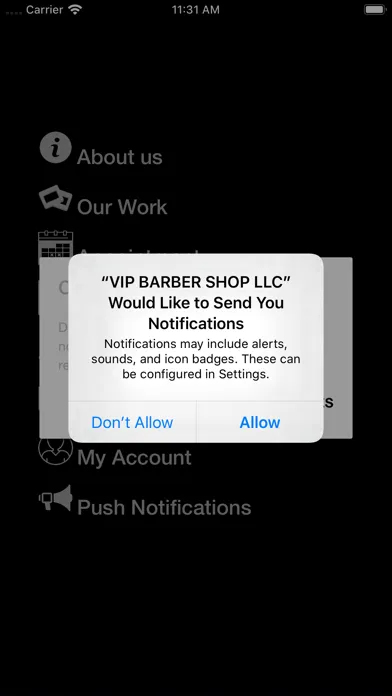 VIP BARBER SHOP LLC سکرین شاٹس