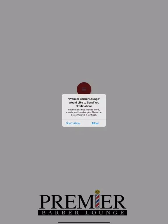 Premier Barber Lounge iPad 应用截图