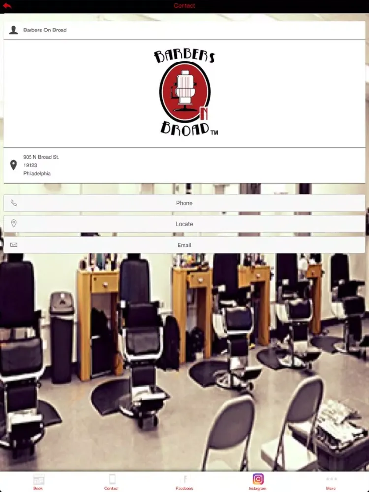 Captures d'écran de Barbers On Broad iPad 