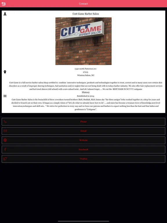 Cutt Game Barbers iPad  Screenshots
