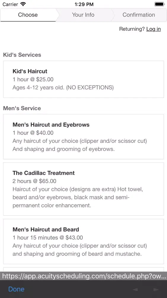 Cadillac The Barber App应用截图