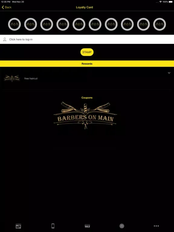 Barbers on Main iPad  Screenshots