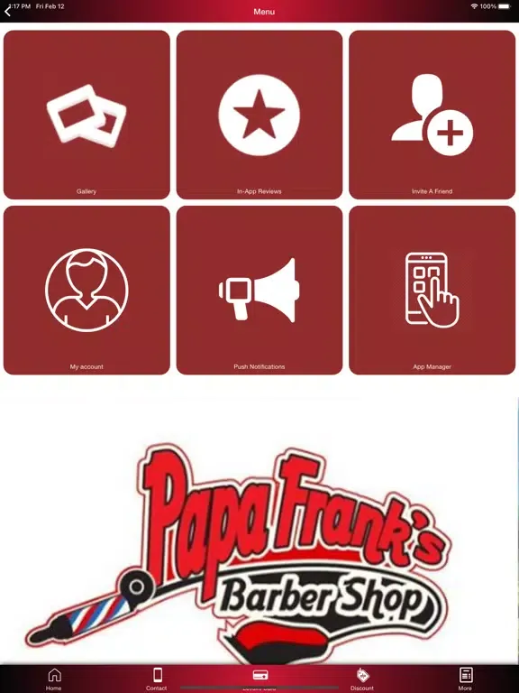 Papa Frank's Barbershop iPad 應用截圖