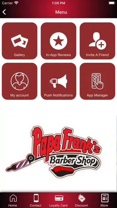 Papa Frank's Barbershop應用截圖