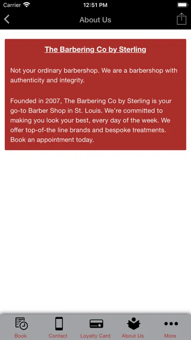 The Barbering Co by Sterling 스크린샷
