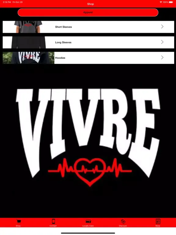 Vivre.Clothing iPad  스크린샷