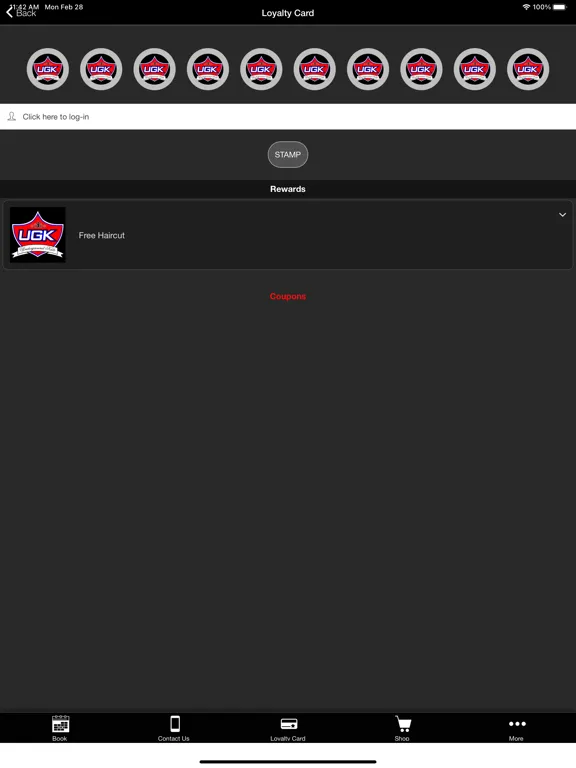 Screenshot di UGK BARBERSHOP iPad 