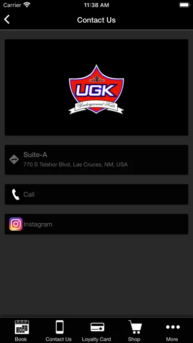 Screenshot di UGK BARBERSHOP