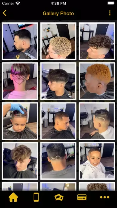 Capturas de tela do The Spot Barber Lounge App