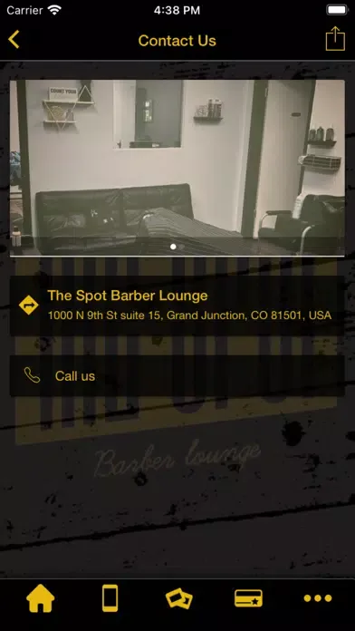 Capturas de tela do The Spot Barber Lounge App