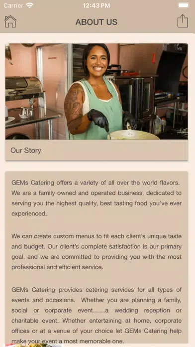 GEMs Catering LLC Screenshots
