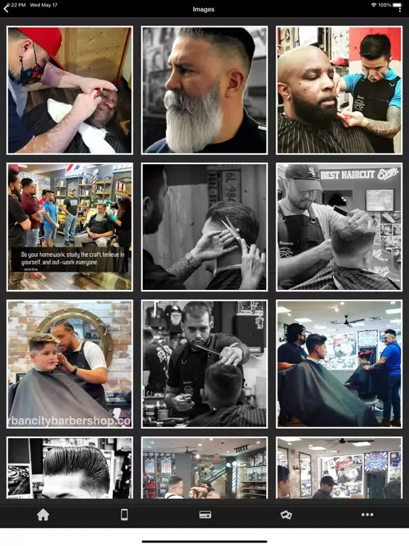 Urban City Barbershop iPad  स्क्रीनशॉट