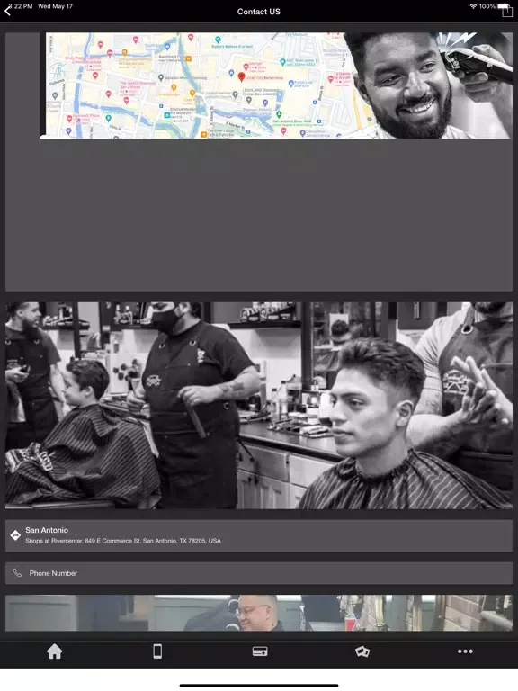 Urban City Barbershop iPad  स्क्रीनशॉट