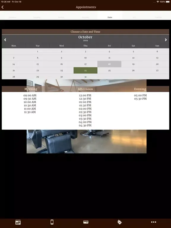 Tangkapan skrin The Lion's Den iPad 