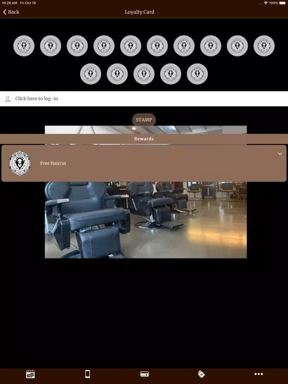 Tangkapan skrin The Lion's Den iPad 