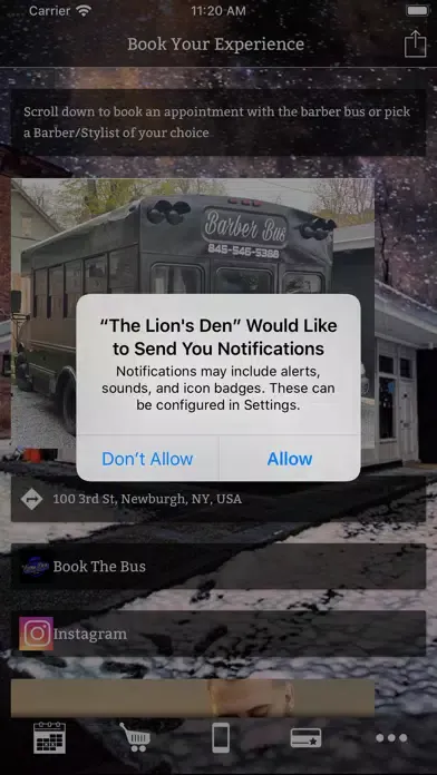 Tangkapan skrin The Lion's Den