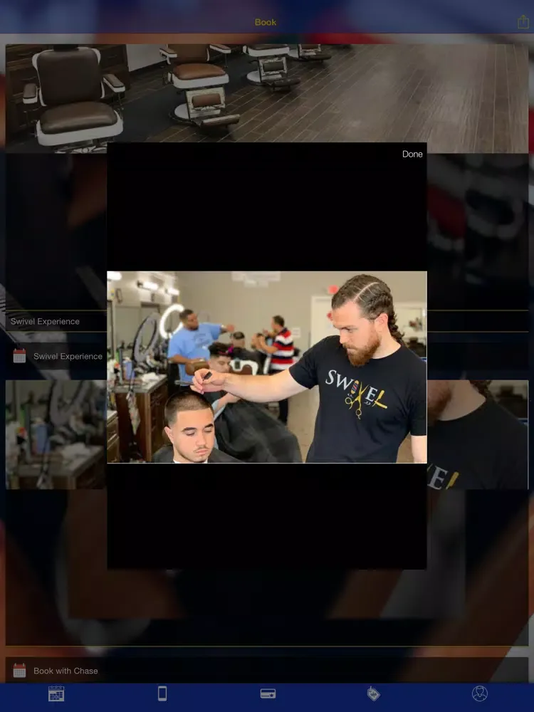 Swivel Barbershop iPad 应用截图