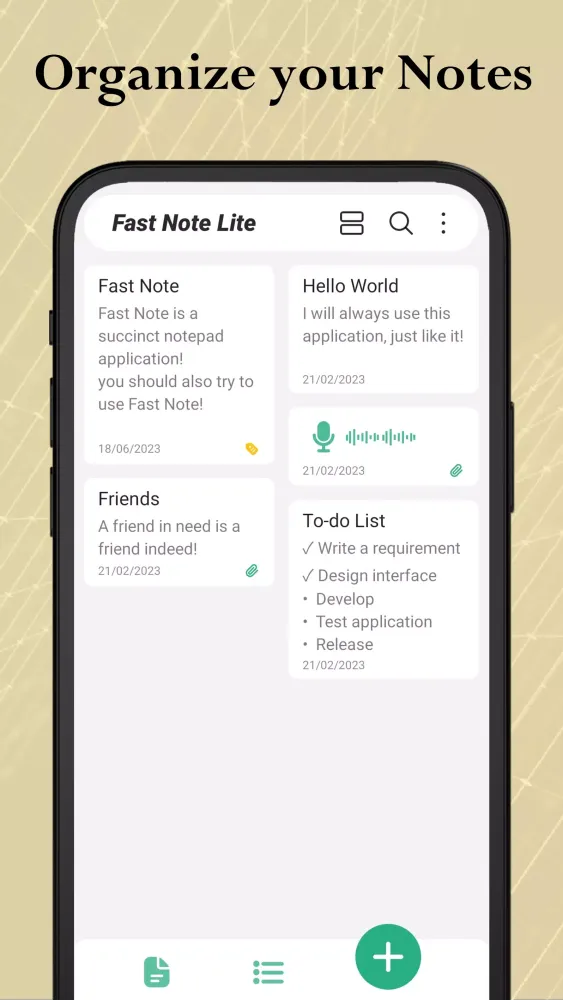 Fast Note Lite Screenshots