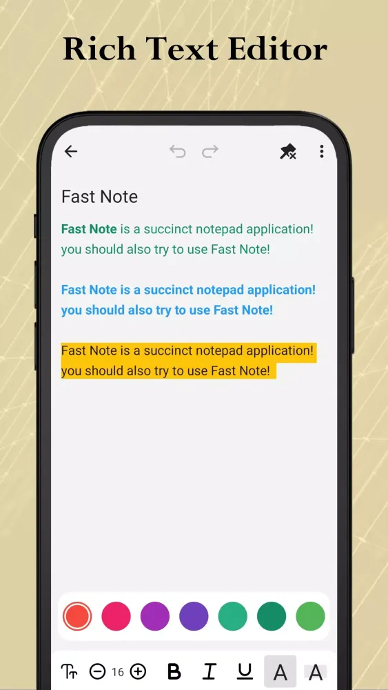 Fast Note Lite Screenshots