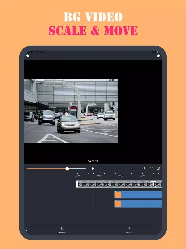 Tangkapan skrin Blur Buddy : Video Editor iPad 