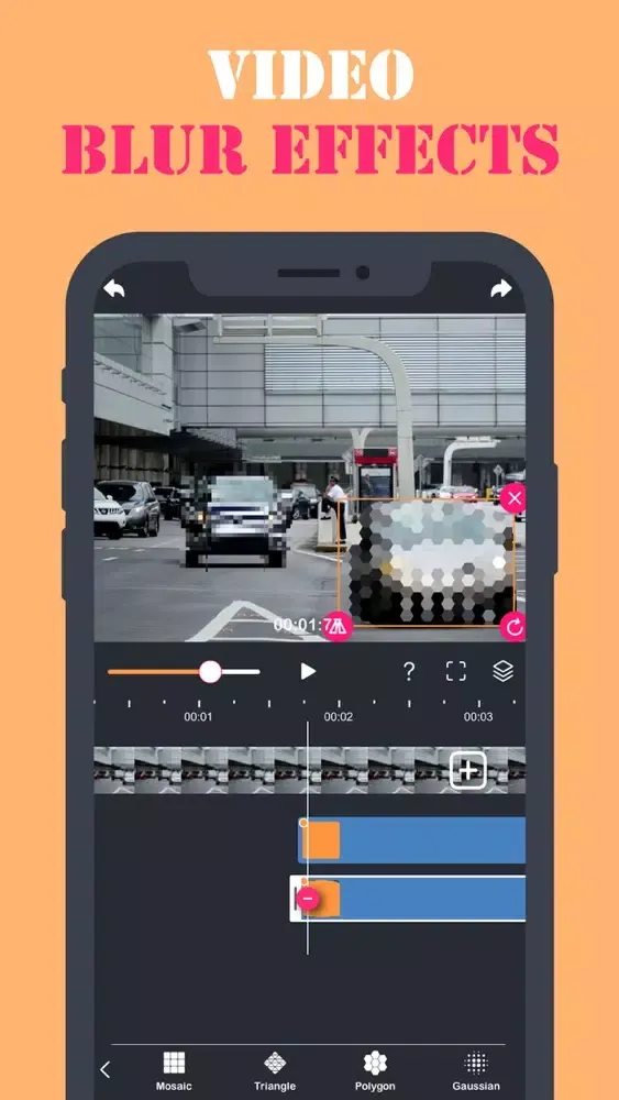Tangkapan skrin Blur Buddy : Video Editor