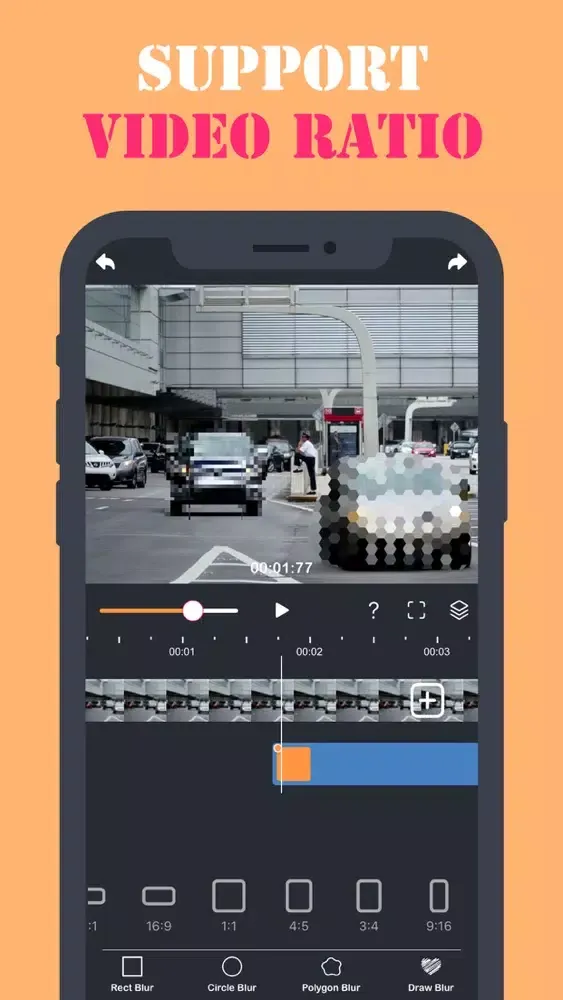 Tangkapan skrin Blur Buddy : Video Editor