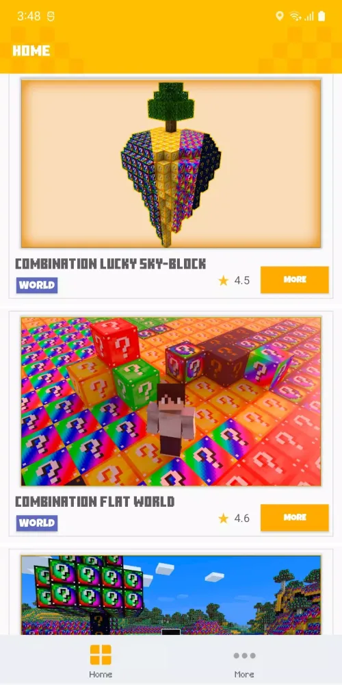 Capturas de tela do Lucky Addons for Minecraft PE