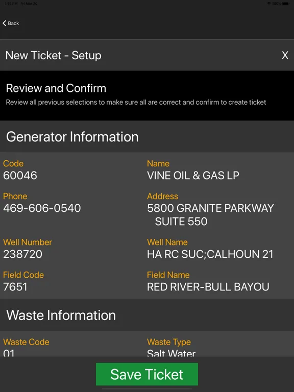 Efficient Oilfield Solutions iPad  Screenshots