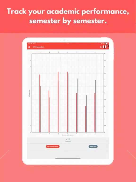 Ảnh chụp màn hình của Effiko GPA Calculator iPad 