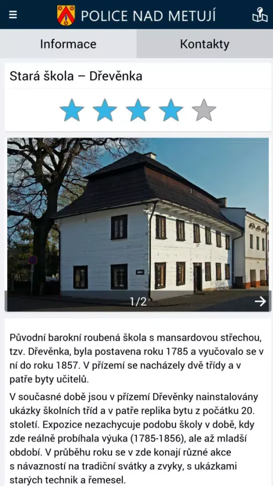 Zrzuty ekranu Police nad Metují