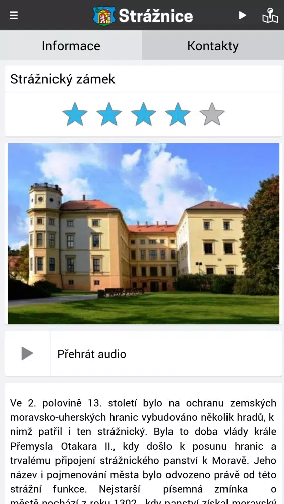Zrzuty ekranu Město Strážnice