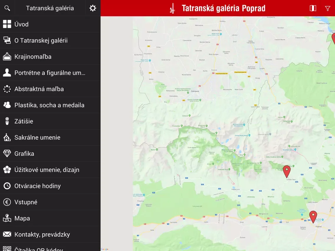 Tatranská galéria iPad 应用截图