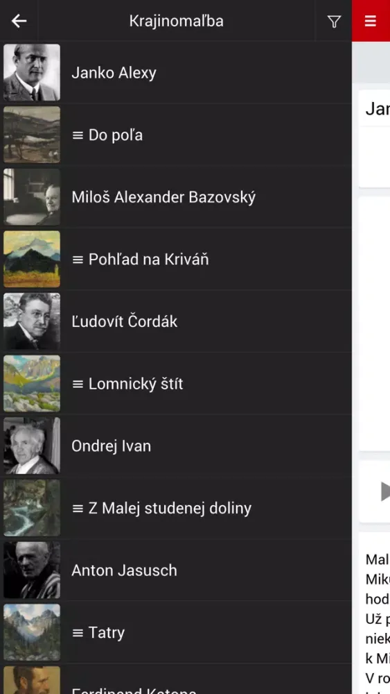 Tatranská galéria应用截图