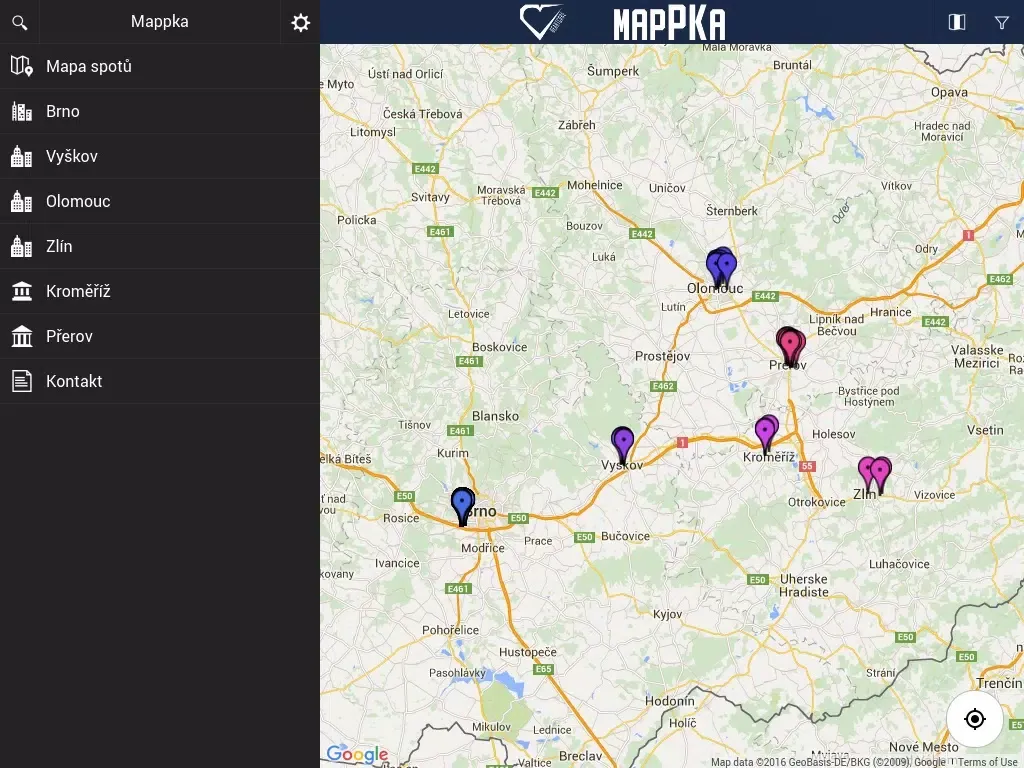 Mappka iPad  스크린샷