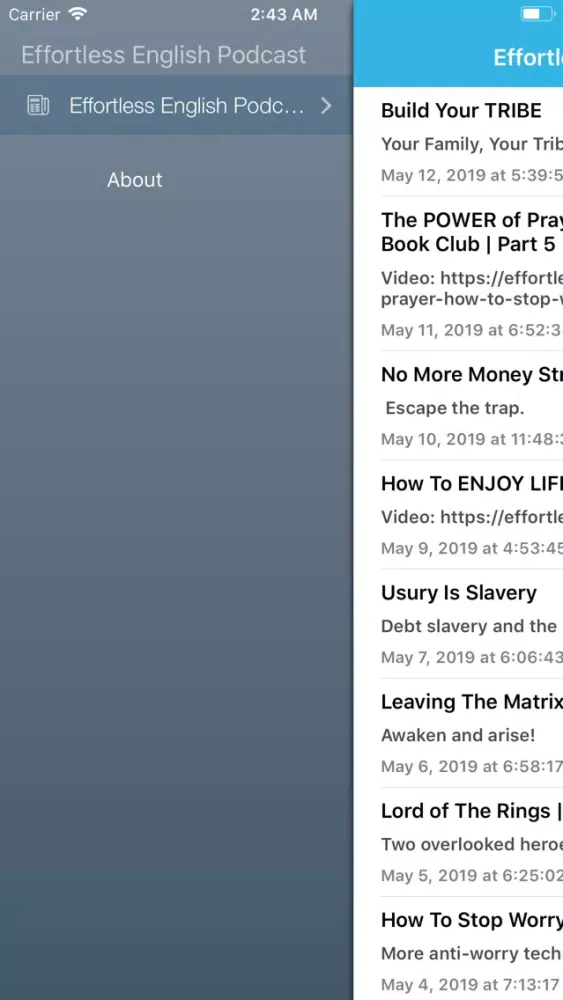 Effortless English Podcast Screenshots