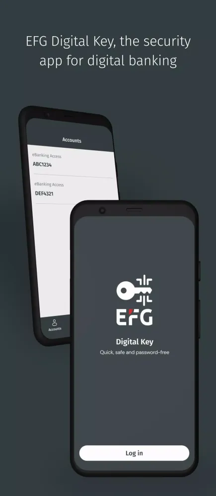 EFG Digital Key Screenshots