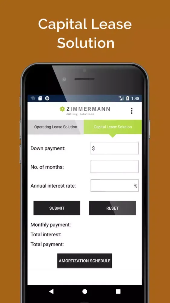 Скриншоты Lease Calculator - Zimmermann