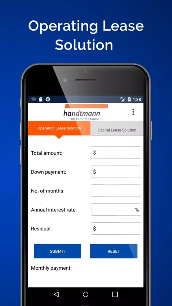 Capturas de pantalla de Lease Calculator - Handtmann