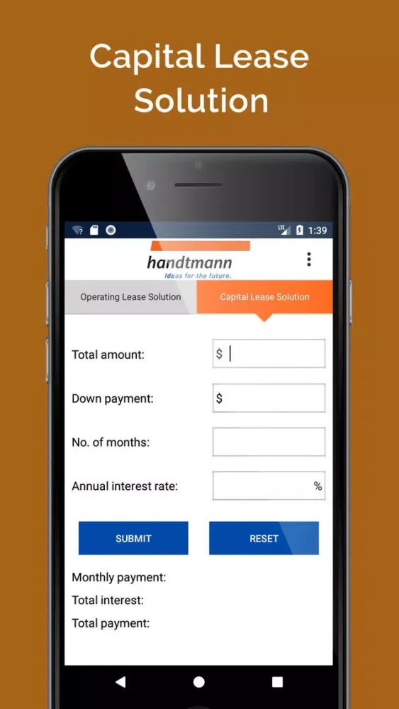 Capturas de pantalla de Lease Calculator - Handtmann