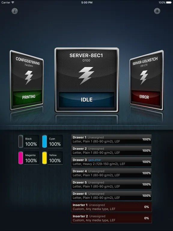 Zrzuty ekranu Fiery Go iPad 