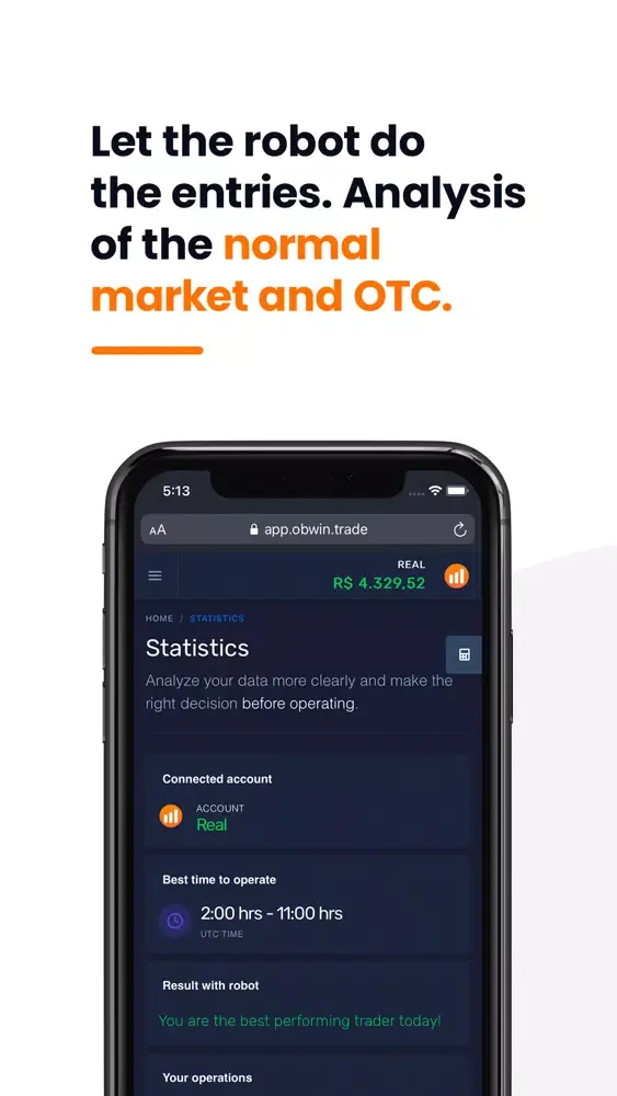 Capturas de pantalla de Obwin Trade - IQ Option Robot