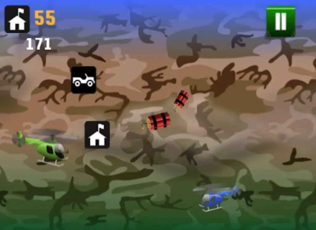 Screenshot di Helicopter Attack Game Free: Major Modern Frontline Assault Gunship - Classic Mayhem iPad 