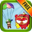 Angry Ninja Paratrooper Pilot Vs Birds Free Game: Zero Injustice To Super Hero Guy Saga
