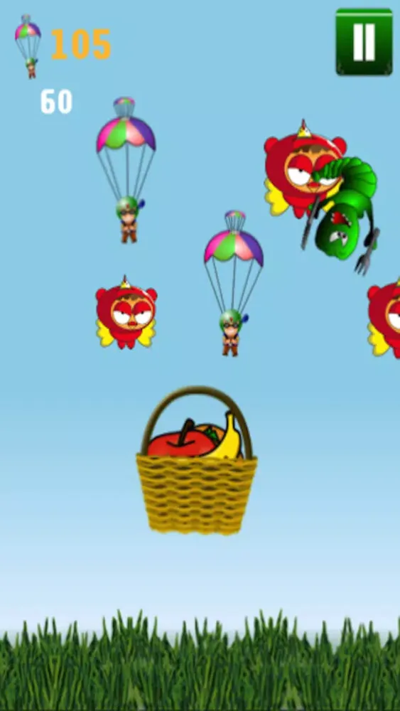Angry Ninja Paratrooper Pilot Vs Birds Free Game: Zero Injustice To Super Hero Guy Saga स्क्रीनशॉट