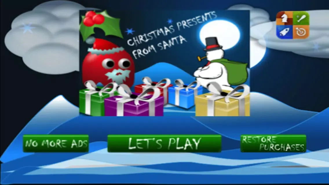 Christmas Presents From Racing Santa's Game - Don't Let The Brawlin' White Snowmen Rush To Smash Santa With A Snowball Rock Screenshots