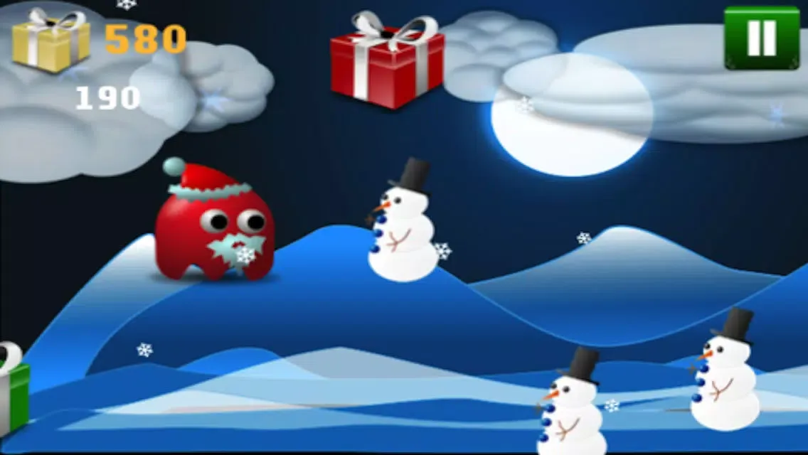 Christmas Presents From Racing Santa's Game - Don't Let The Brawlin' White Snowmen Rush To Smash Santa With A Snowball Rock Screenshots